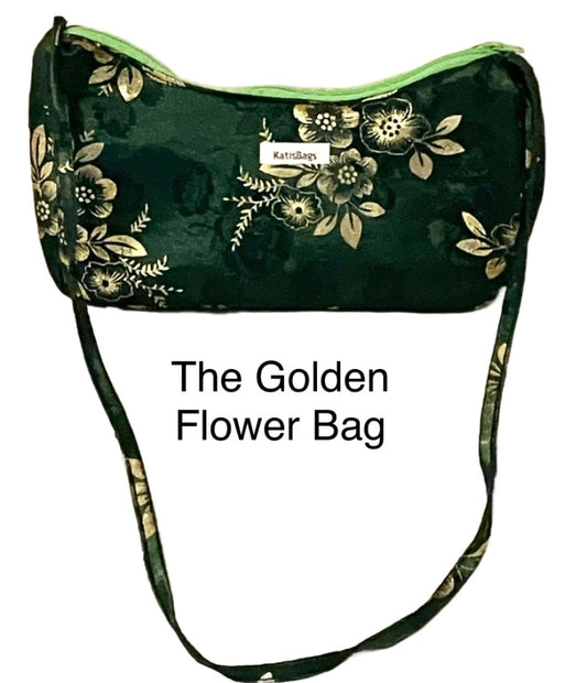 Golden Flower Bag