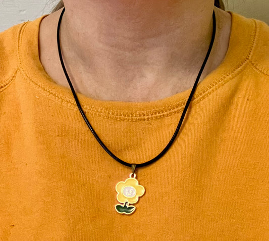 Smile Flower Pendant