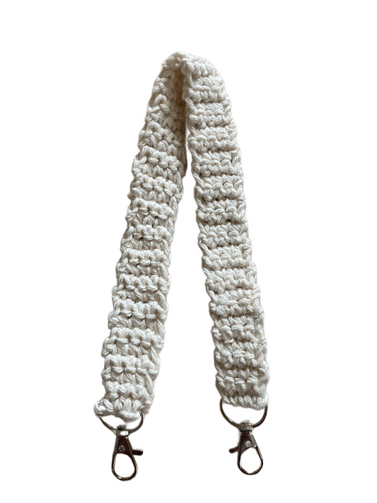 Bag Handle White/Silver 18 inch