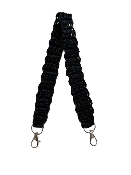 Bag Handle Black/Silver 20.5 inch